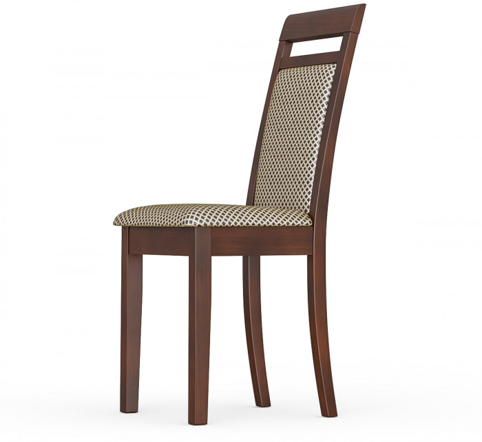 Стул Мебель--24 разборный Гольф-12, цвет орех, обивка ткань руми 812/8, ШхГхВ 40х40х100 см., от пола до верха сиденья 47 см. (мягкая спинка)