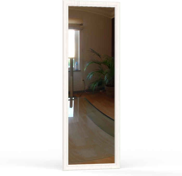 Ливерпуль Зеркало навесное 03.242, цвет ясень ваниль, ШхГхВ 50х2х140 см., навешивается только вертикально