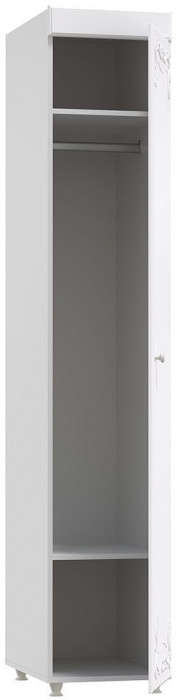 Шкаф-пенал 1дв. (гл.560) Италия ИТ-33 белое дерево