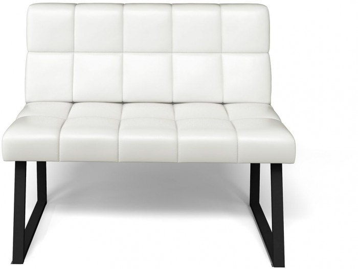 Кухонный диван Реал МД 1100 Милк/Черный муар