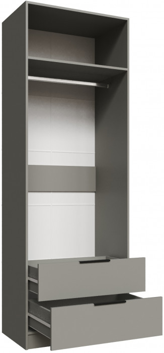 Шкаф Мадрид (0,8) с 2 ящ. без зеркала, Мокко