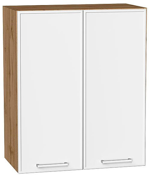 Кухонный гарнитур угловой Квадро-02, МДФ, 240×215 см, Вотан/Белый/Аквамарин (Дуб табак)