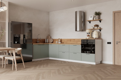 КГ Угловой 1500х3000 (без пм) Эмаль, Олива  Арника РМ в.3