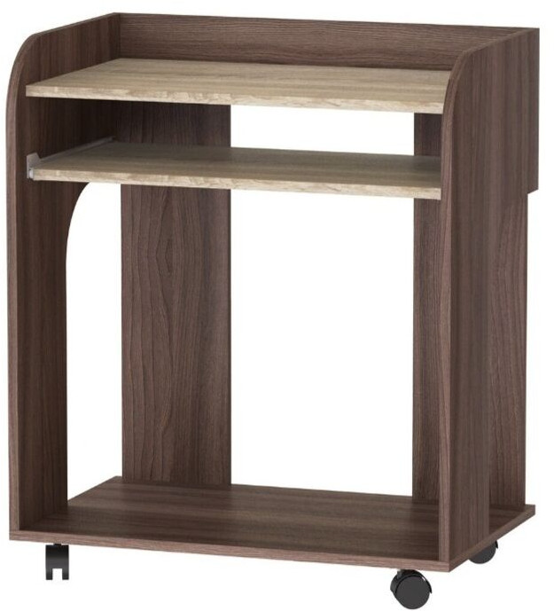 Компьютерный стол Грета-10 ясень шимо/дуб сонома