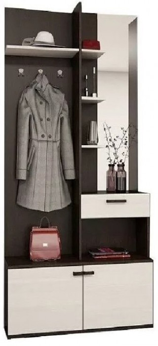 Модульная прихожая Инес (композиция 1) (Венге / лоредо)