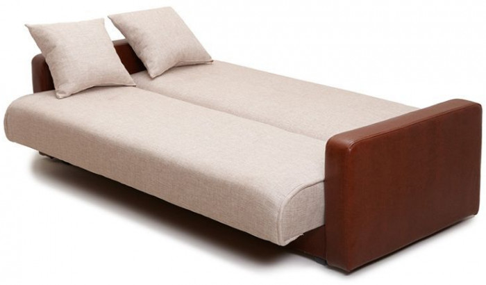 Диван Лондон 120 бежевый, пружинный блок Боннель