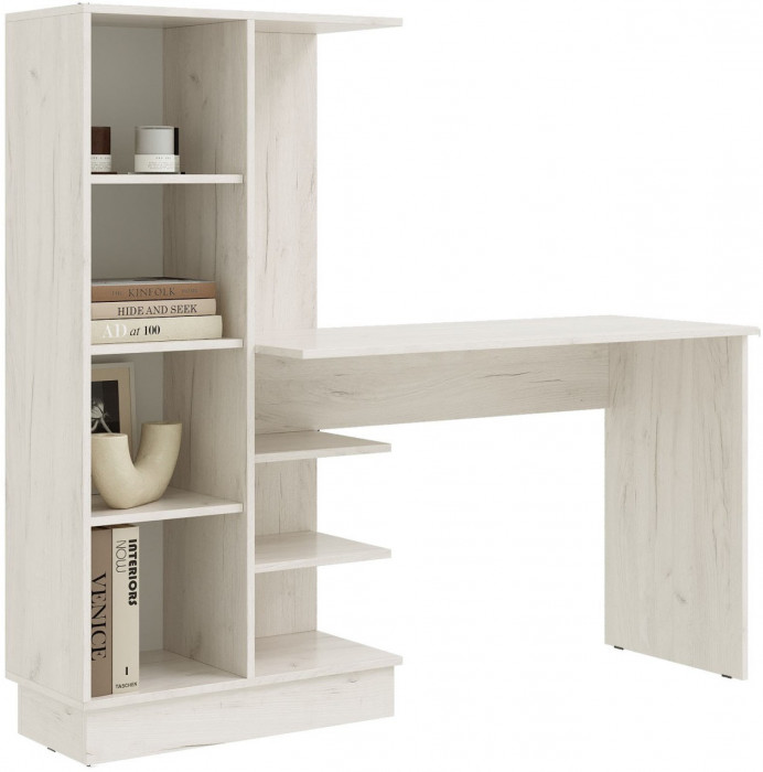 Модульная детская Юниор-4, композиция 2 (Шарли белый, Крафт белый)