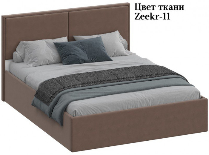 Кровать 120 с подъемным механизмом КРП-430-М-12, Микровелюр Zeekr-11
