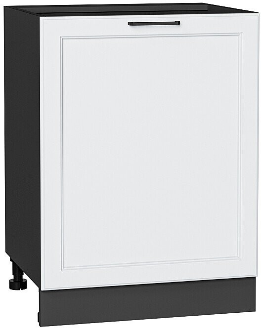 Кухонный гарнитур Барселона-06, МДФ, 160 см, Графит/Белый (Черный детройт)