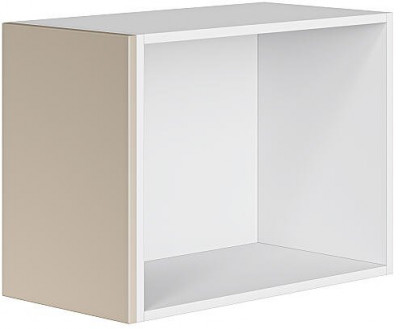Фасад боковой Фьюжн для верхнего шкафа Креам Силк, 31.7×1.8×46 см