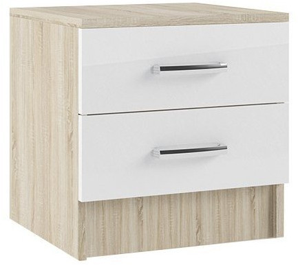 Модульная спальня Софи, композиция 4, Белый глянец/Дуб Сонома