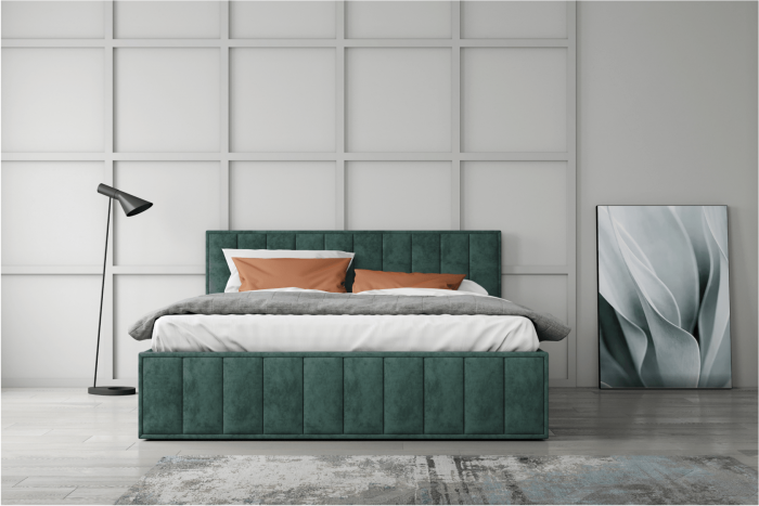 Кровать Лана 180, Зеленый софт