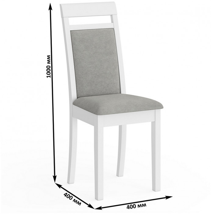 Два стула Мебель--24 Гольф-12 разборных, белый