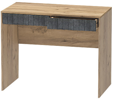 Столик туалетный "Иннэс-7", Крафт золотой/Бетон графит