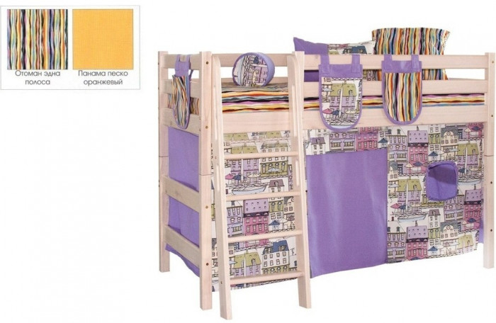 Соня Штора на низкую кровать 1910х790 + 810х790 см, склад