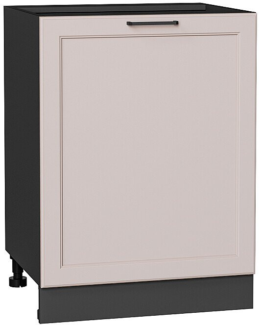 Кухонный гарнитур Барселона-06, МДФ, 160 см, Графит/Кашемир (Кварц белый)