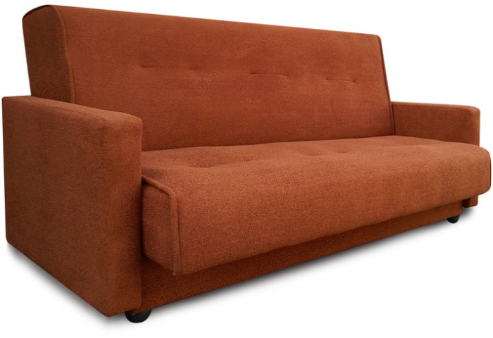 Диван Милан 120 коричневый ,пружинный блок Боннель