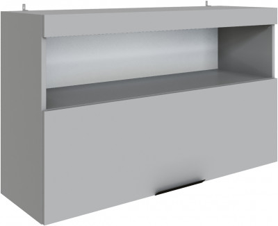 Полка навесная Мадрид ПН-1 (1,1) камень серый