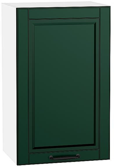 Кухонный гарнитур Дублин-03, МДФ/Стекло, 195 см, Белый/Особый зеленый (Гранит белый)