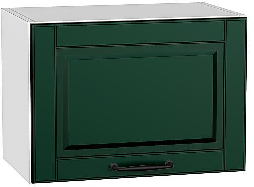 Кухонный гарнитур Дублин-03, МДФ/Стекло, 195 см, Белый/Особый зеленый (Гранит белый)