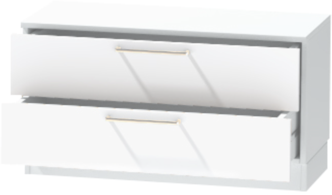 Тумба-5 прикроватная напольная "Иннэс-7", Белый