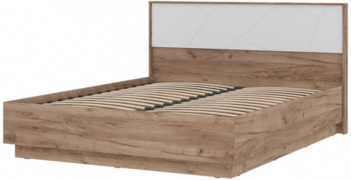 ОРЕГОН КР 01 1.4х2.0 (1474х990х2070) Фасад МДФ БЕЛЫЙ СУПЕРМАТ,ДУБ КРАФТ ТАБАЧНЫЙ/Корпус ДУБ КРАФТ ТАБАЧНЫЙ