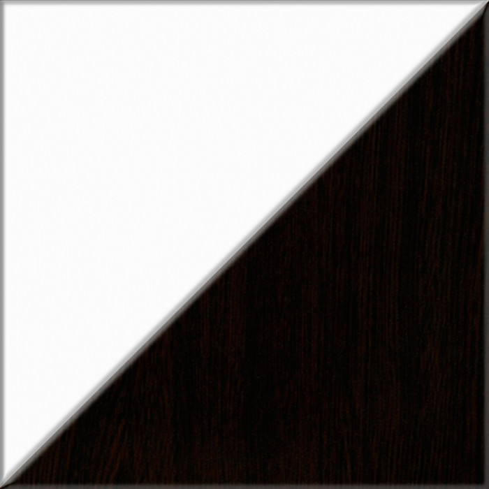 Прихожая П-6 Компоновка № 43, цвет венге/фасады МДФ белое дерево фрезеровка прованс, ШхГхВ 80х50х210 см., универсальная сборка