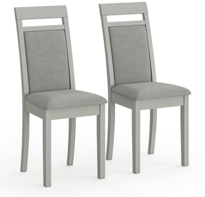 Два стула Мебель--24 Гольф-12 разборных, серый