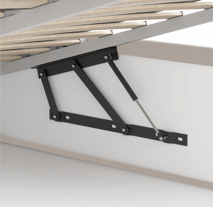 Кровать 160 с подъемным механизмом КРП-430-М-16, Микровелюр Zeekr-3