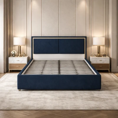 Кровать 160 с ортопед. основанием КР-431-М-16, Микровелюр-82