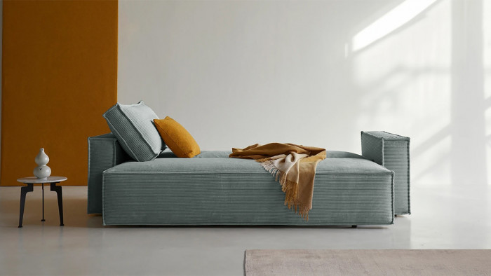 Диван Софт 3 Cilium Steel 240*94*80 см, Серый Вельвет Еврокнижка Фиеста
