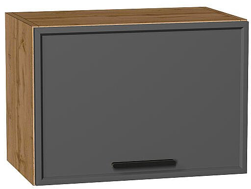 Кухонный гарнитур угловой Фрейм-03, МДФ, 220×200 см, Вотан/Штормовой шелк (Дуб натуральный)