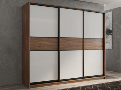 Шкаф-купе Кааппи 11 Морское Дерево Винтаж 180х60х230 см