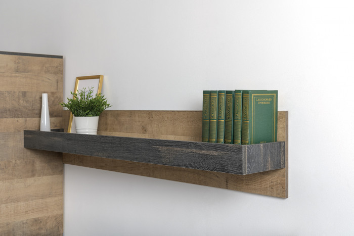 Трувор 13.70 Тумба под ТВ + 13.307.02 Комод + 13.307.02Комод + 15.60 Полка, дуб гранж песочный/интра