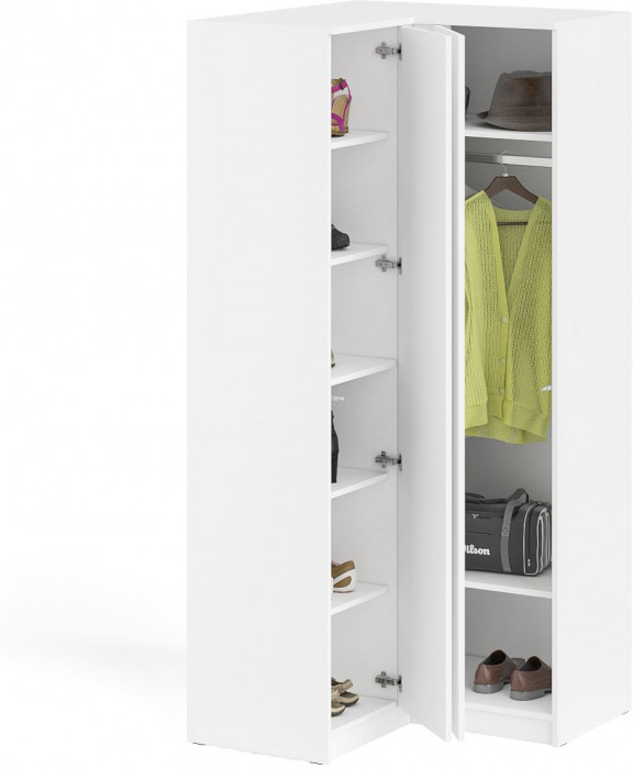 Мори угловой шкаф МШУ960.1, белый