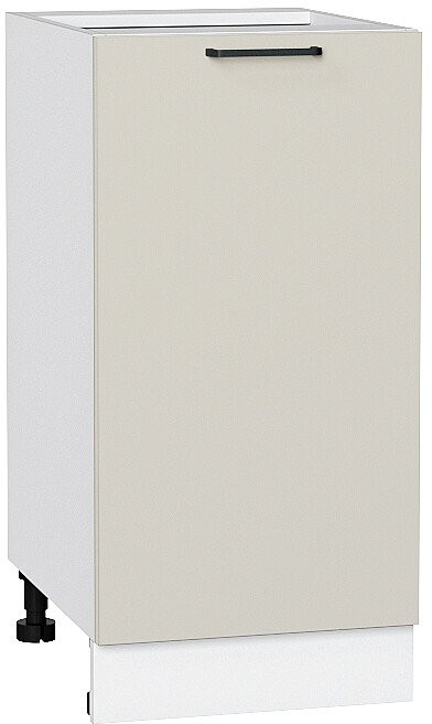 Кухонный гарнитур угловой Флэт-02, ЛДСП, 170×240 см, Белый/Кашемир (Мрамор черный)