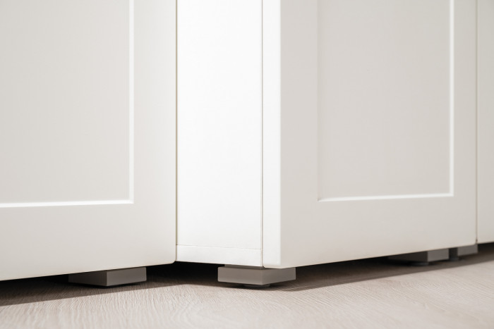 Остин Прихожая 05, белый шагрень/дуб крафт золотой