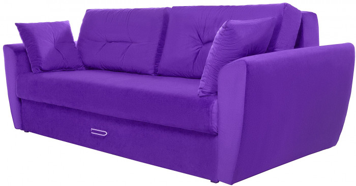 Диван-кровать Амстердам Люкс, 150х195, еврокнижка, независимый пружинный блок, велюр, фиолетовый