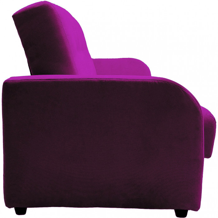 Раскладной диван-кровать, прямой, книжка, цвет бежевый, велюр, Лондон Люкс 140