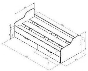 Дельта-18.01 Кровать нижняя