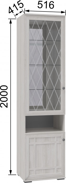 Ричард Пенал со стеклом РШ-2 ясень анкор светлый