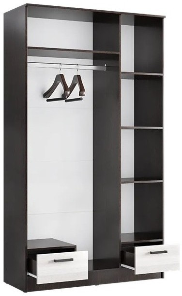 Адель Шкаф 1,2 (Ясень шимо темный / светлый)