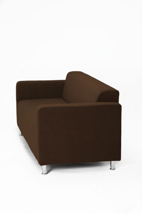 Диван прямой Томи, 180 см, велюр, коричневый