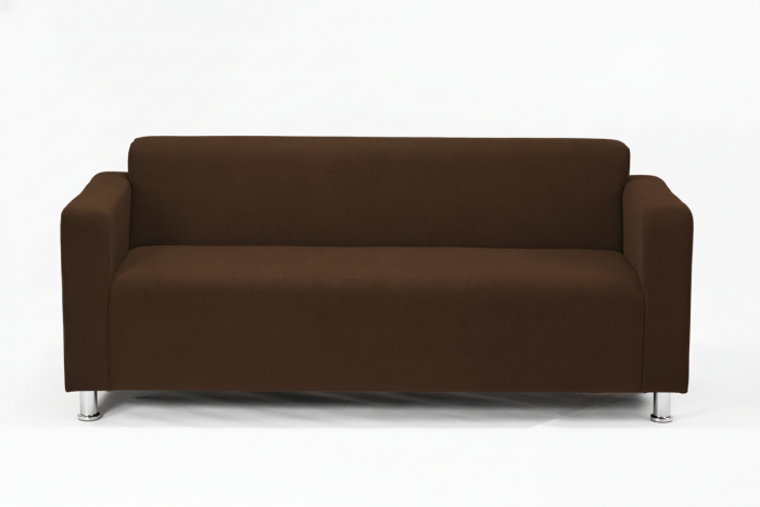 Диван прямой Томи, 180 см, велюр, коричневый