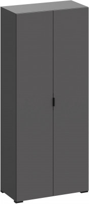 Ома Шкаф 2-х створчатый ШК-3627, Графит