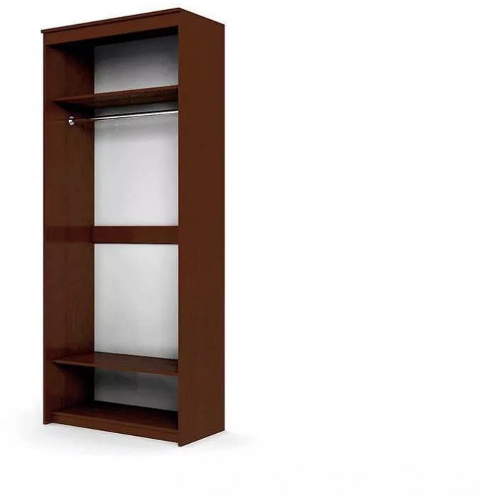 Шкаф купе Модерн 905х600 2-х дверный зеркальный с пескоструем №3 венге