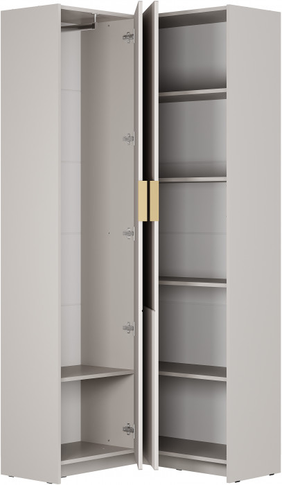 Шкаф угловой "Пандора" ШКУ-07, Кашемир/Айриш MF03