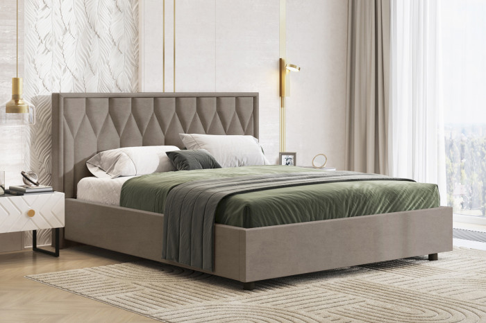 Кровать-10М с подъёмным основанием 1400 корица