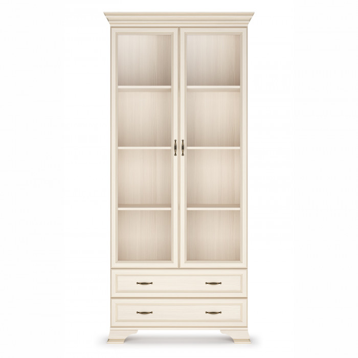 Шкаф (2 стеклодвери) Сиена