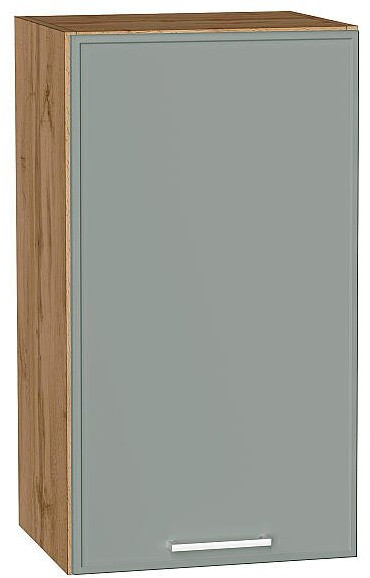 Кухонный гарнитур Квадро-03, МДФ, 120 см, Вотан/Аквамарин (Редондо)